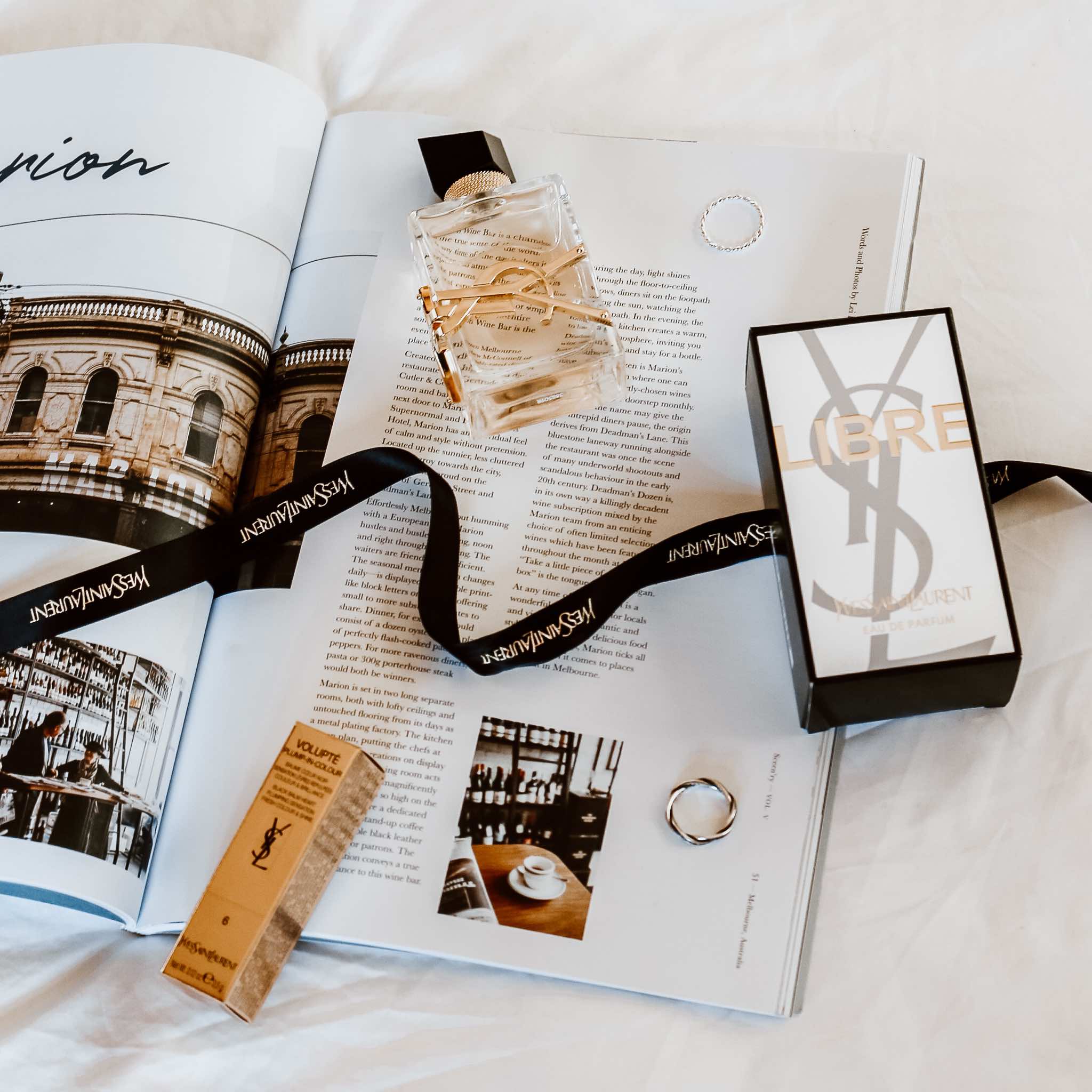 YSL sponsored content product photography