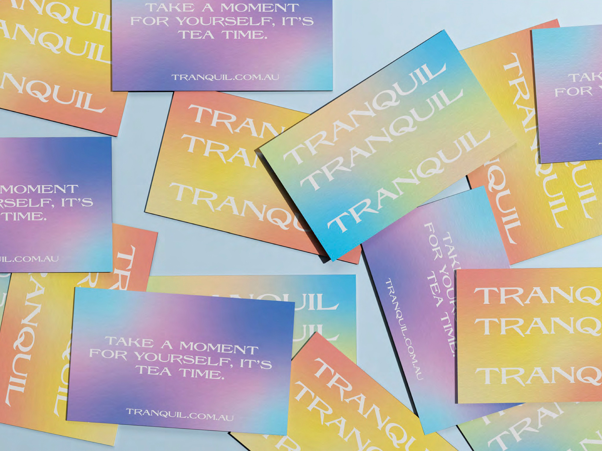 Tranquil packaging identity application