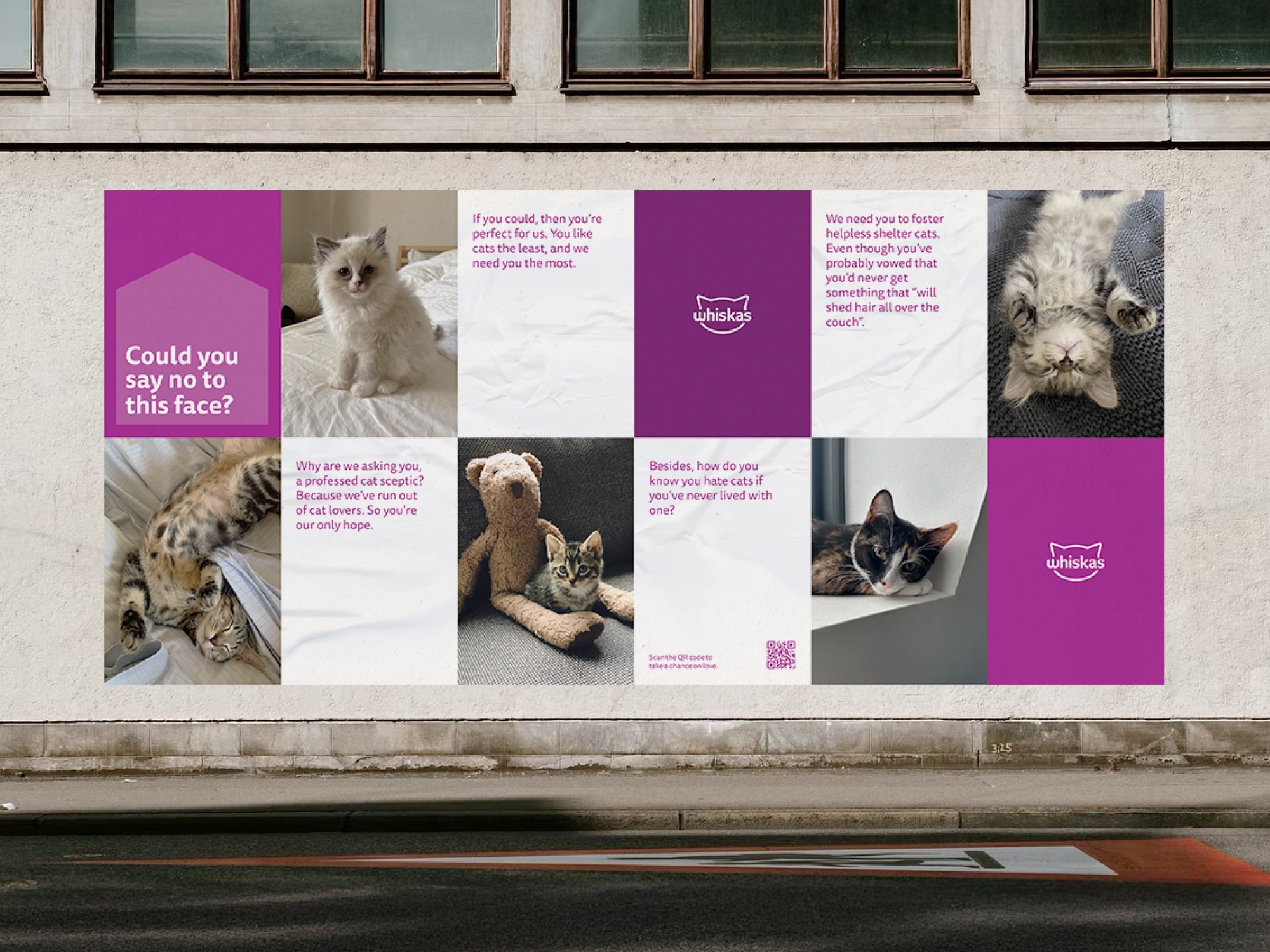 Whiskas Cat Conversion System campaign key visual